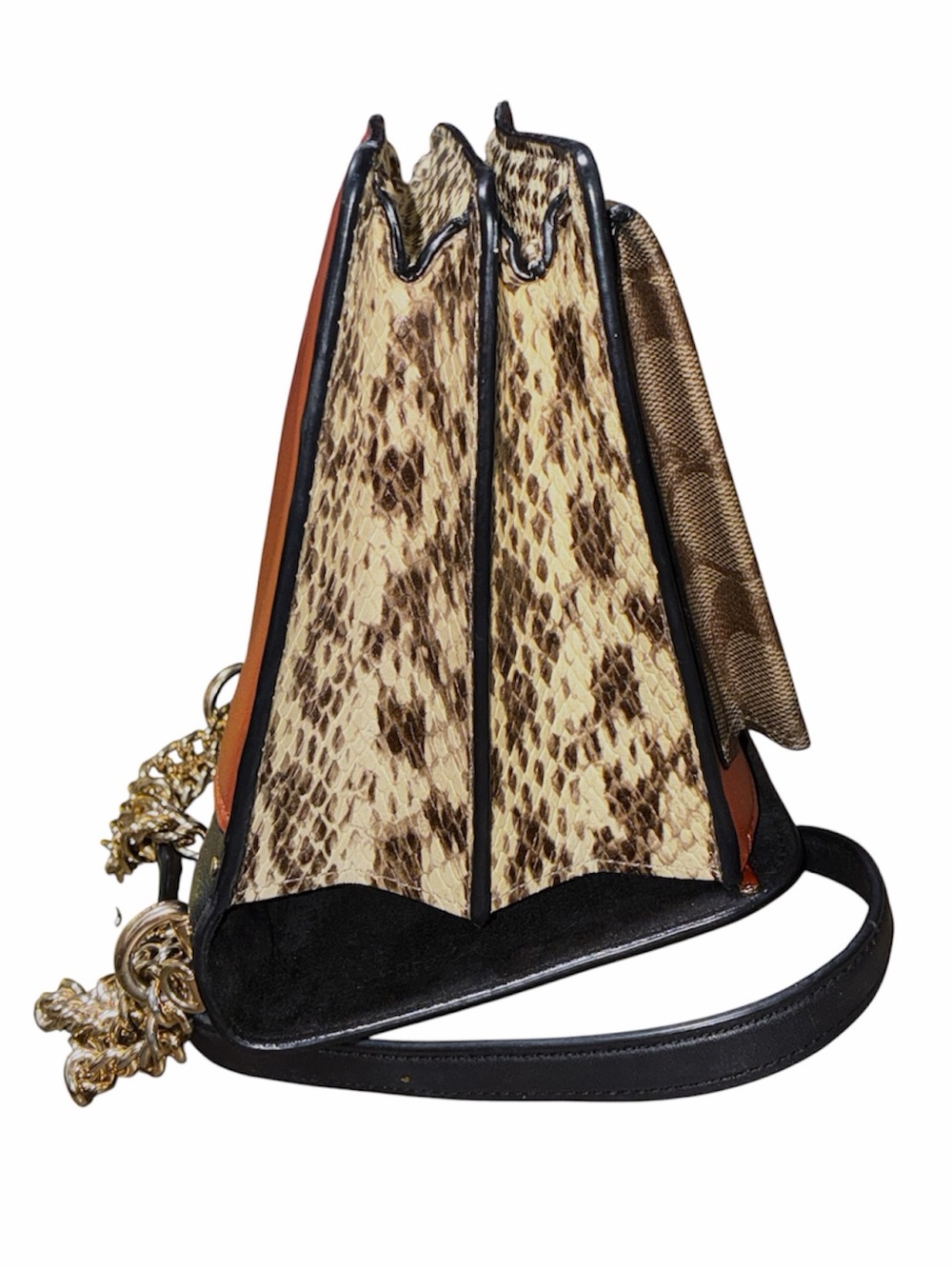 Coach • KLARE Crossbody Bag In Signature Canvas w Rivets Leather Purse 90400 - Picture 9 of 13